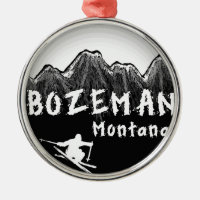 Bozeman Montana künstlerischer Skifahrer