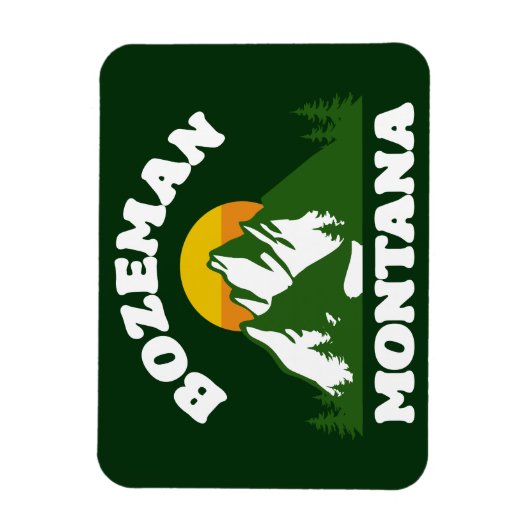 Bozeman, Montana Magnet (Vertikal)
