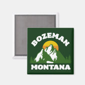 Bozeman, Montana Magnet (Vorderseite/Rückseite)