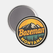 Bozeman, Montana Magnet (Vorderseite/Rückseite)