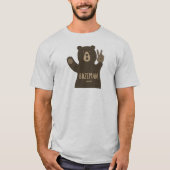 Bozeman Montana Peace Bear T-Shirt (Vorderseite)