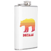 Bozeman Montana Regenbogenbär Flachmann (Rechts)