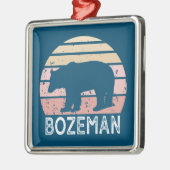 Bozeman Montana Retro Bär Ornament Aus Metall (Links)