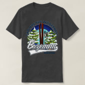 Bozeman Montana Ski 1 T-Shirt (Design vorne)