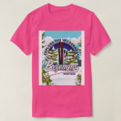 Bozeman Montana Ski T-Shirt (Design vorne)