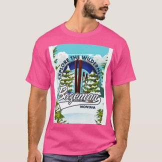 Bozeman Montana Ski T-Shirt
