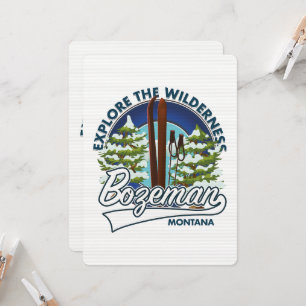 Bozeman Montana Skiposter-Logo