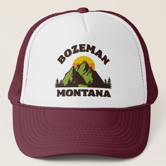 Bozeman, Montana Truckerkappe (Vorderseite)
