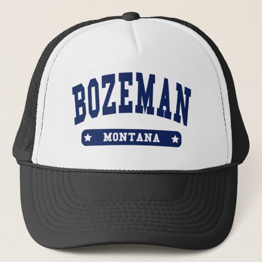 Bozeman Montana Uni Style to Shirts Truckerkappe (Vorderseite)