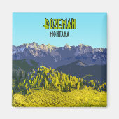Bozeman Montana Vintag Magnet (Vorne)