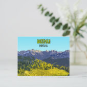 Bozeman Montana Vintag Postkarte (Stehend Vorderseite)