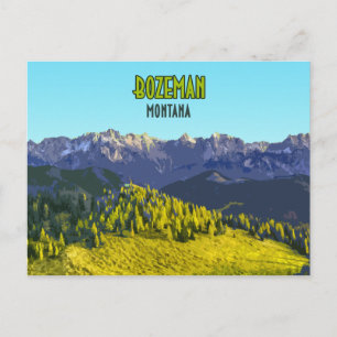 Bozeman Montana Vintag Postkarte