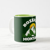 Bozeman, Montana Zweifarbige Tasse (Vorderseite Links)