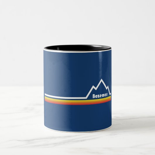Bozeman, Montana Zweifarbige Tasse (Mittel)