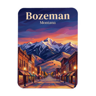 Bozeman USA Magnet