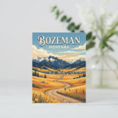 Bozeman USA Postkarte (Stehend Vorderseite)