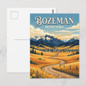Bozeman USA Postkarte (Vorne/Hinten)