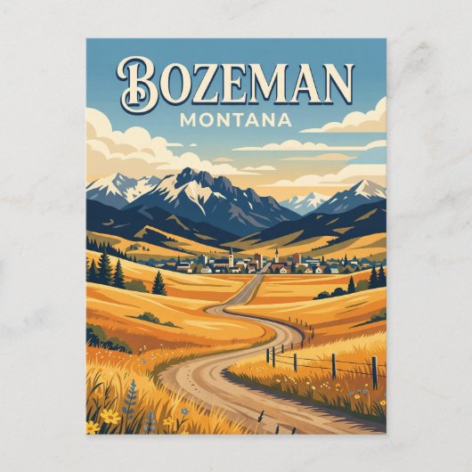 Bozeman USA Postkarte (Vorderseite)