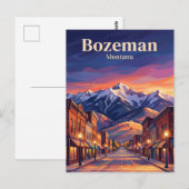Bozeman USA Postkarte (Vorne/Hinten)