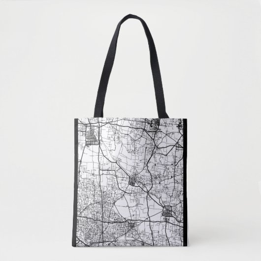 Bozhou China City Map Tasche (Vorderseite)
