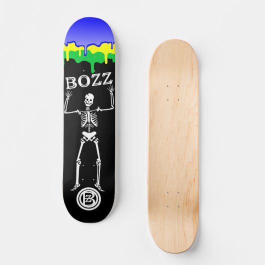 BOZZ Skeleton BRAZIL Skateboard (Vorderseite)