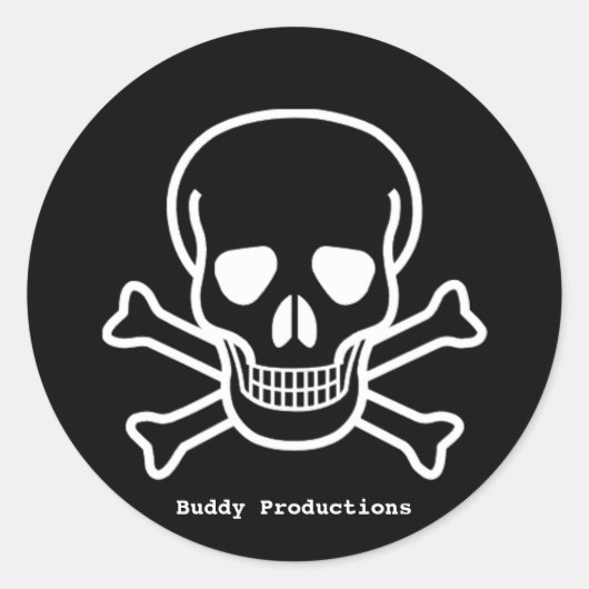 BP 7 Schwarze Aufkleber (Vorderseite)