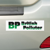 BP: Britischer Verschmutzer Autoaufkleber (Auf Auto)