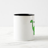 BP, COBOL-Programmierer-Dinosaurier-Tasse Zweifarbige Tasse (Mittel)