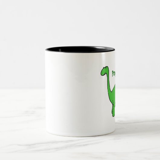 BP, COBOL-Programmierer-Dinosaurier-Tasse Zweifarbige Tasse (Mittel)