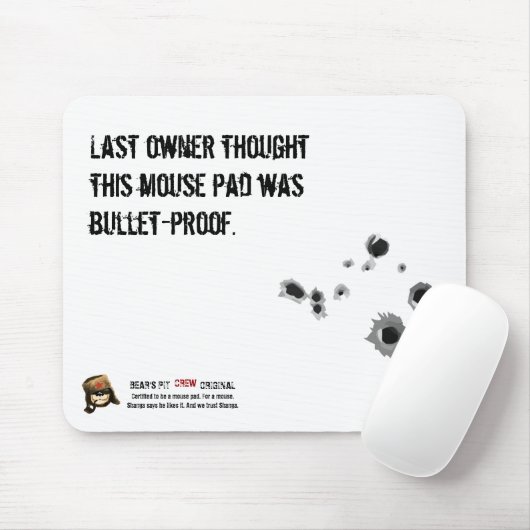 BP-Crew "kugelsicheres" Mousepad (Mit Mouse)