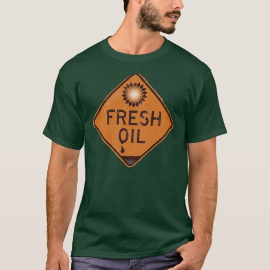 BP-Öl-Fleck-Shirt - frisches Öl T-Shirt (Vorderseite)