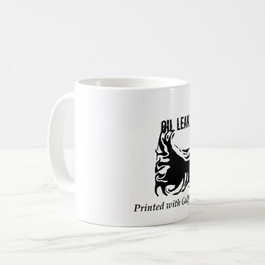 BP-Ölfleck- Tasse (Vorderseite Links)