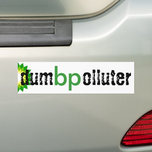BP - stummer Verschmutzer Autoaufkleber (Auf Auto)