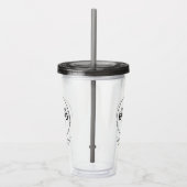 BPA Free Business Logo Branding Tumbler Trinkbehäl Acryltrinkbecher (Rechts)