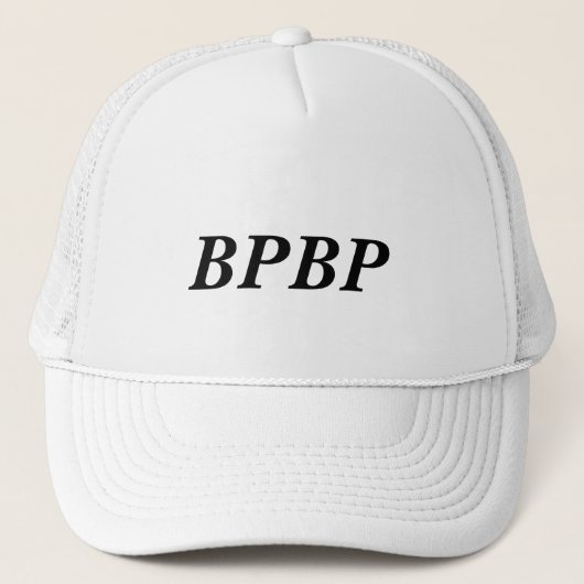 BPBP Trucker Hat, Trucker Hat Truckerkappe (Vorderseite)