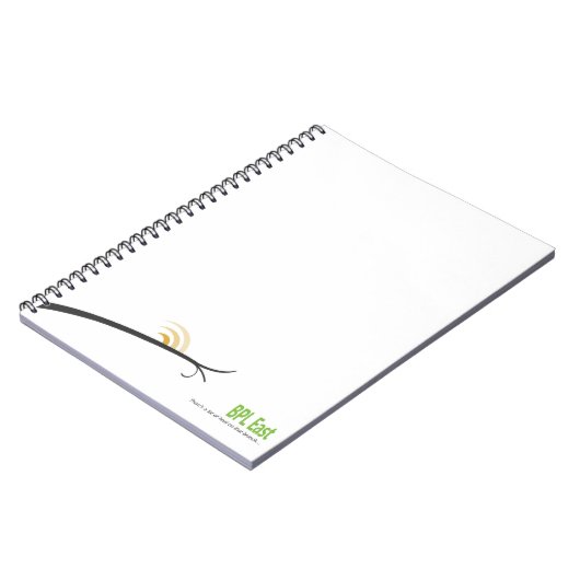 BPL East Spiral Notebook Notizblock (Linke Seite)