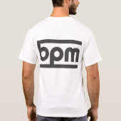 BPM - Schläge pro Minute - v2.0 T-Shirt (Rückseite)