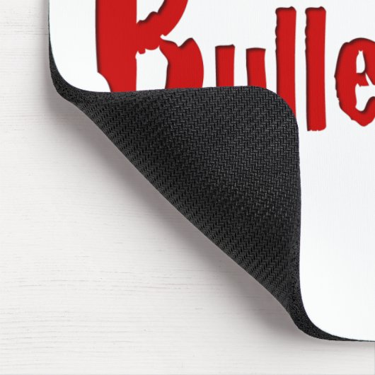 BPTR rote und schwarze Titel-Logo-Mausunterlage Mousepad (Ecke)