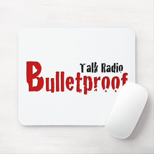 BPTR rote und schwarze Titel-Logo-Mausunterlage Mousepad (Mit Mouse)