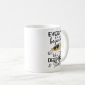 Bqwq Turtle Every Day Is A New Beginning Motivatio Kaffeetasse (VorderseiteRechts)