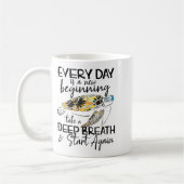 Bqwq Turtle Every Day Is A New Beginning Motivatio Kaffeetasse (Links)