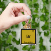 Br - Barrel Roll Funny Element Meme Chemistry T-Sh Schlüsselanhänger (Hand)