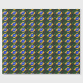 BR Brasilianische Flagge Geschenkpapier (Flach)