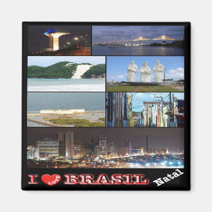 BR - Brasilien - Natal - I - Liebe Magnet