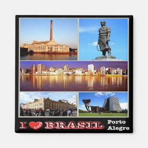 BR - Brasilien - Porto Alegre - I - Liebe Magnet