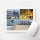 BR Brasilien - Rio de Janeiro - Sugar Loaf - Mousepad (Mit Mouse)