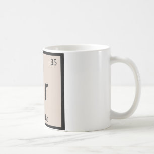 Br - Brioche-Gebäckchemie Periodensystem Kaffeetasse