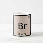Br - Brioche Pstry Chemistry Periodic Table Kaffeetasse (Mittel)