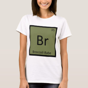 Br. Broccoli Rabe Gemüse Chemie Symbol T-Shirt
