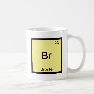 Br - Bronte Lustiges Chemie-Element-Symbol T-Shirt Kaffeetasse